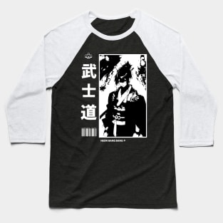 Japanese Samurai Streetwear Baseball T-Shirt